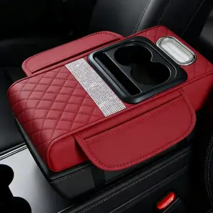 AutoVerve Elite-Car Center Console Armrest Pad, Multifunctional 4 in 1 Pad for Car Armrest Box, Car Storage Bag, Car Console Organizer, Car Interior Accessories, Car Organization Supplies cararmrest pady