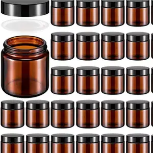 24 Round Aromatherapy Candle Jars Decor Set for Aromatherapy Enthusiasts Enhances Room Aesthetic Easy to Use Versatile Decorative Jars