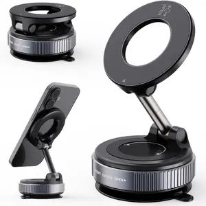 Enhanced Magnetic Phone Holder for with 360° Rotation And 96LBS Strong Suction Cup, Compatible with Magsafe, Suitable For, Gyms, And Mirrors for Both for Iphone And Android Devices, Magsafe Phone Mount