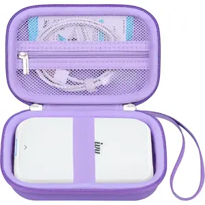 Carrying Case for  Ivy 2/ Ivy/ Ivy CLIQ+2 CLIQ 2 Mini Photo Printer Mobile   Instant Camera Printer, Mesh Bag fit Photo Paper , Purple