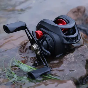 Bait Casting Reel, 7.2:1 High Speed ​​Gear Ratio, 8kg Max Drag, Left and Right Handle Options, Magnetic Brake, Great for Trout, Pike, Bass - Durable Casting Fishing Tackle/J1