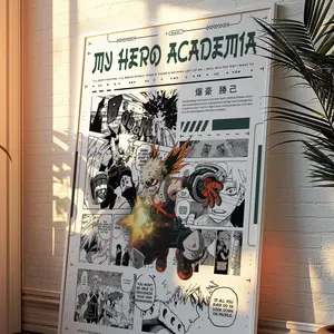 My Hero Academia Anime Poster - Katsuki Bakugo Poster - MHA Anime Poster - MHA Katsuki Bakugo Manga Poster - My Hero Academia Poster