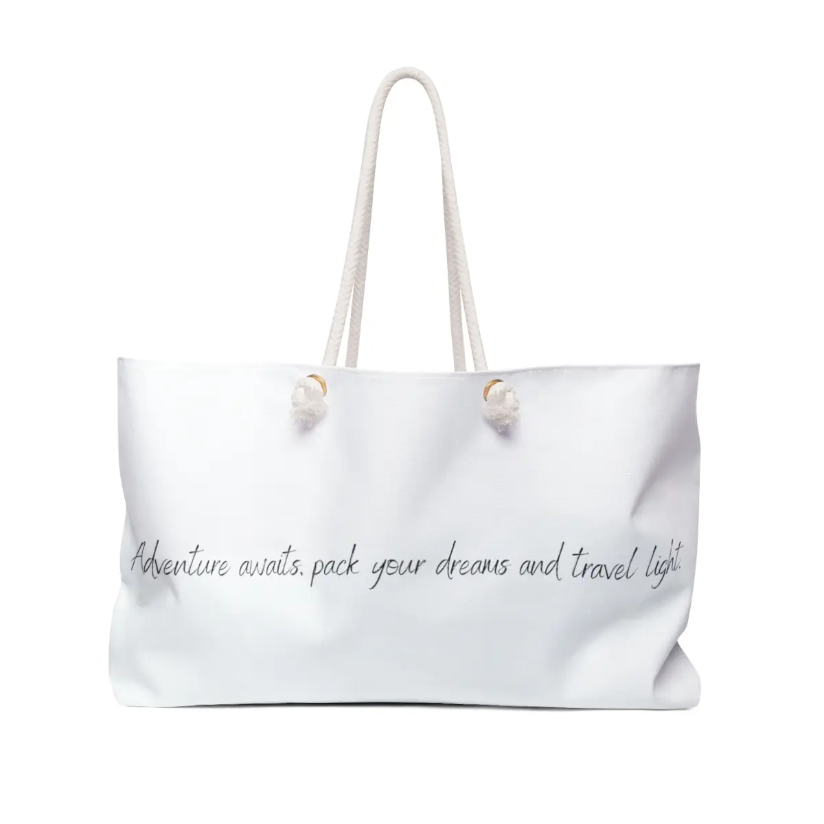 Adventure Weekender Bag, Weekend Travel Bag, Carry Bag, travel gift, beach bag, bridesmaid gift, bride bag, wide mouth bag