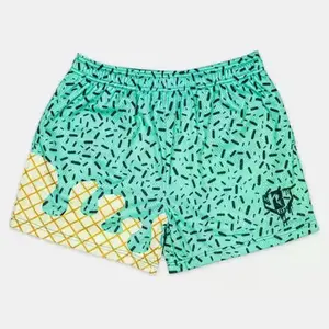 Ice Cream Graphic Mesh Shorts | Men Athletic Shorts Quick Dry | Summer Streetwear Fit