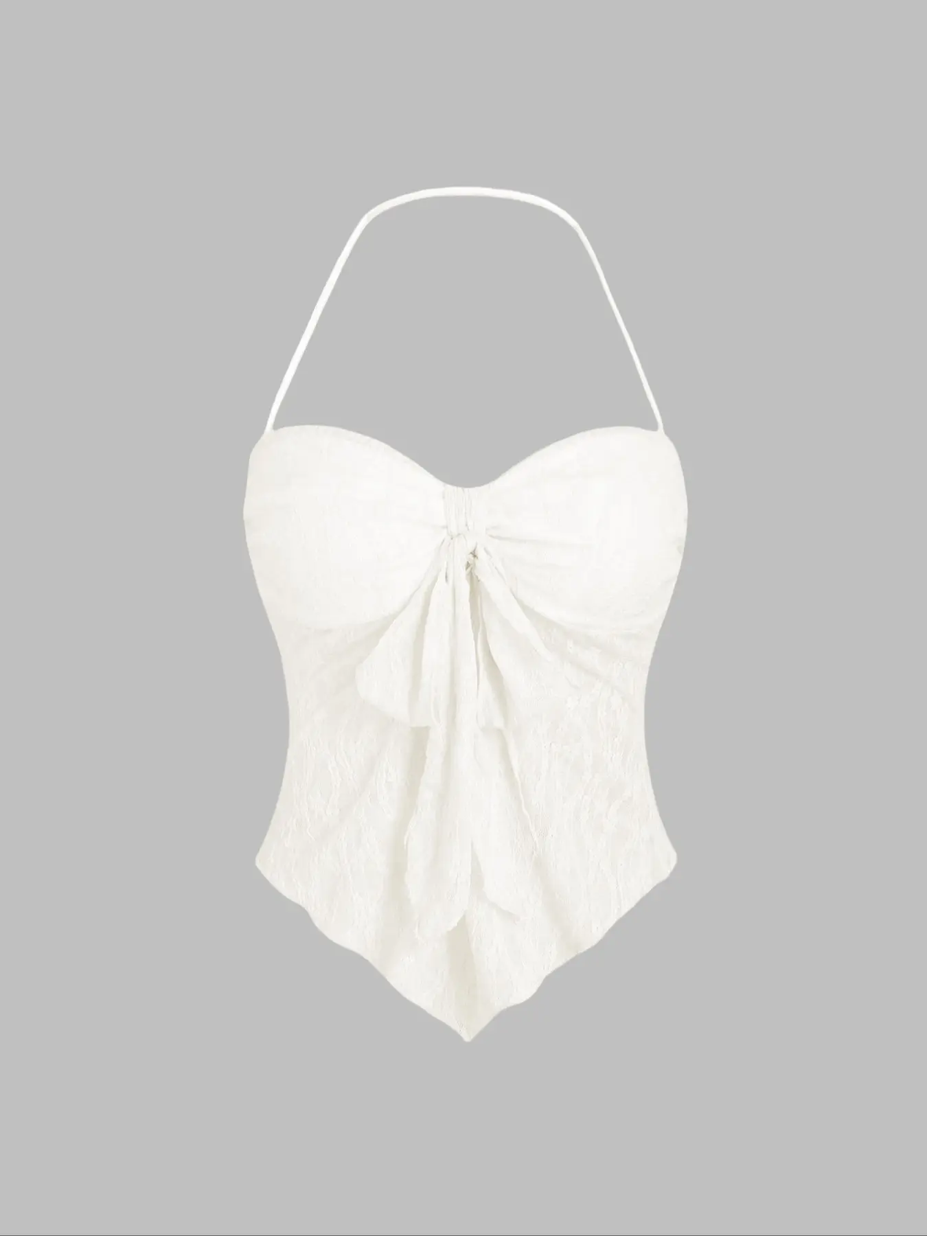 European and American fashion Y2K elegant and noble ladies chic halter neck tank top vest Backless Bandeau Top Slim Cami Womenswear