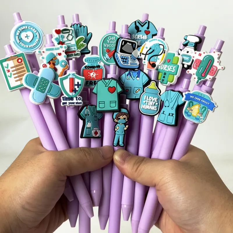 20/30pcs Creative Medical Ballpoint Pens, Retractable Gel Pens, Cute Stationery Office Supplies for Students & Office Use, Unique Pens