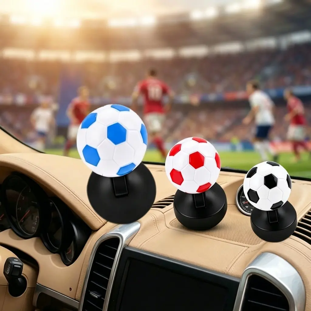 Soccer Ball Design Car Engine Start-Stop Rocker Cover, Universal Car Interior Decorative Accessory for Push Start Button Vehicles, Car Decoration, Vehicle Decoration Car Trinkets