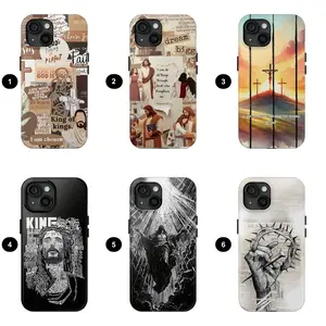 Jesus Son Of God Christian Religious Faith Inspirational Quote Graphic Art Trendy Tough Phone Case Holy Aesthetic Premium Heavy Duty Cover for iPhone 17 Pro Max 16 15 Pro 14 13 12 11