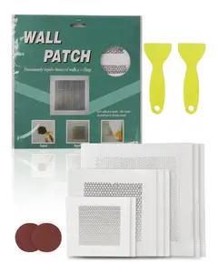 16-Piece Drywall Repair Kit With 4/6/8-Inch Self-Adhesive Patches For Quick Hole Repair In Interior Walls, Complete Drywall Patch Kit For Home Improvement, DIY Wall Repair, Surface Restoration, Durable Patch Set
