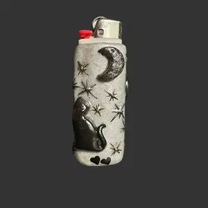 Midnight Cat Lighter Case