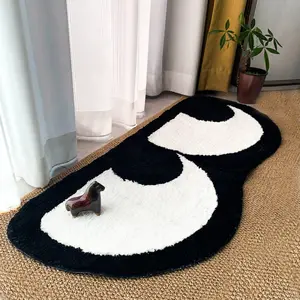 Cartoon Large Eye Rug, Cute Non-Slip Bedroom Mat, Super Absorbent Bath Mat, Bathroom Anti-Slip Pad with Rubber Backing, Bathroom Floor Mat, Bathroom Decorative Mat