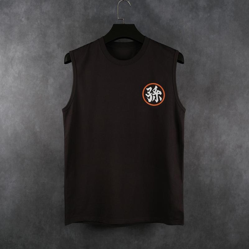 Dragon Ball DBZ Son Gohan Unisex Summer outfits men streetwear 80s 90s graphic tees cotton Anime tank tops men gifts
