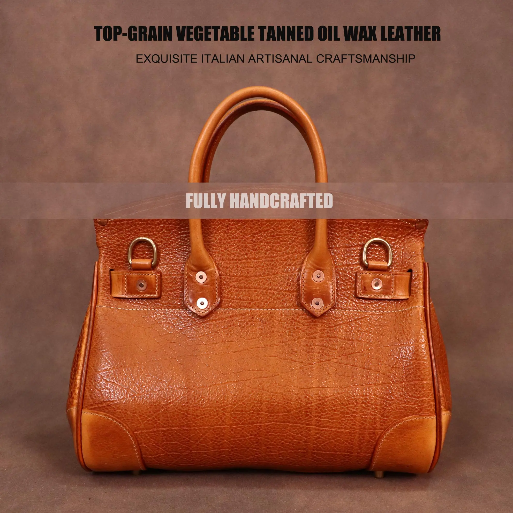 32cm Beef snout skin with small leather strap (72#)