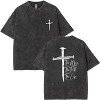 Washed T-shirt-black