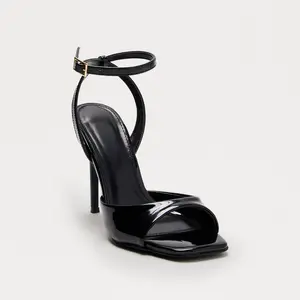 Romy Faux Patent Stiletto Heels