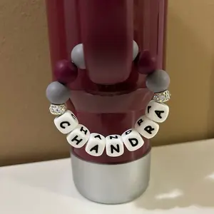Personalized cup charm