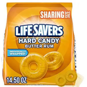 Life Savers Butter Rum Hard Candy Sharing Size Individually Wrapped 14.50 oz