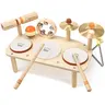 Joyreal Drum Set Toys for Kids, Wooden Musical Instruments Toys Set for Kids, Montessori Toys for Toddler, Christmas Birthday Presents,#backtoschool