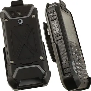 Holster for Sonim XP5, Nakedcellphone Black [Rotating/Ratchet] Belt Clip Holder Case [with Kickstand] for Sonim XP5 Phone (XP5700)