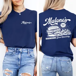 Malone's Bar Off Campus Unisex T-Shirt, Briar U Hockey Romance Tee, Best Burgers Hastings MA, Bookish Gift