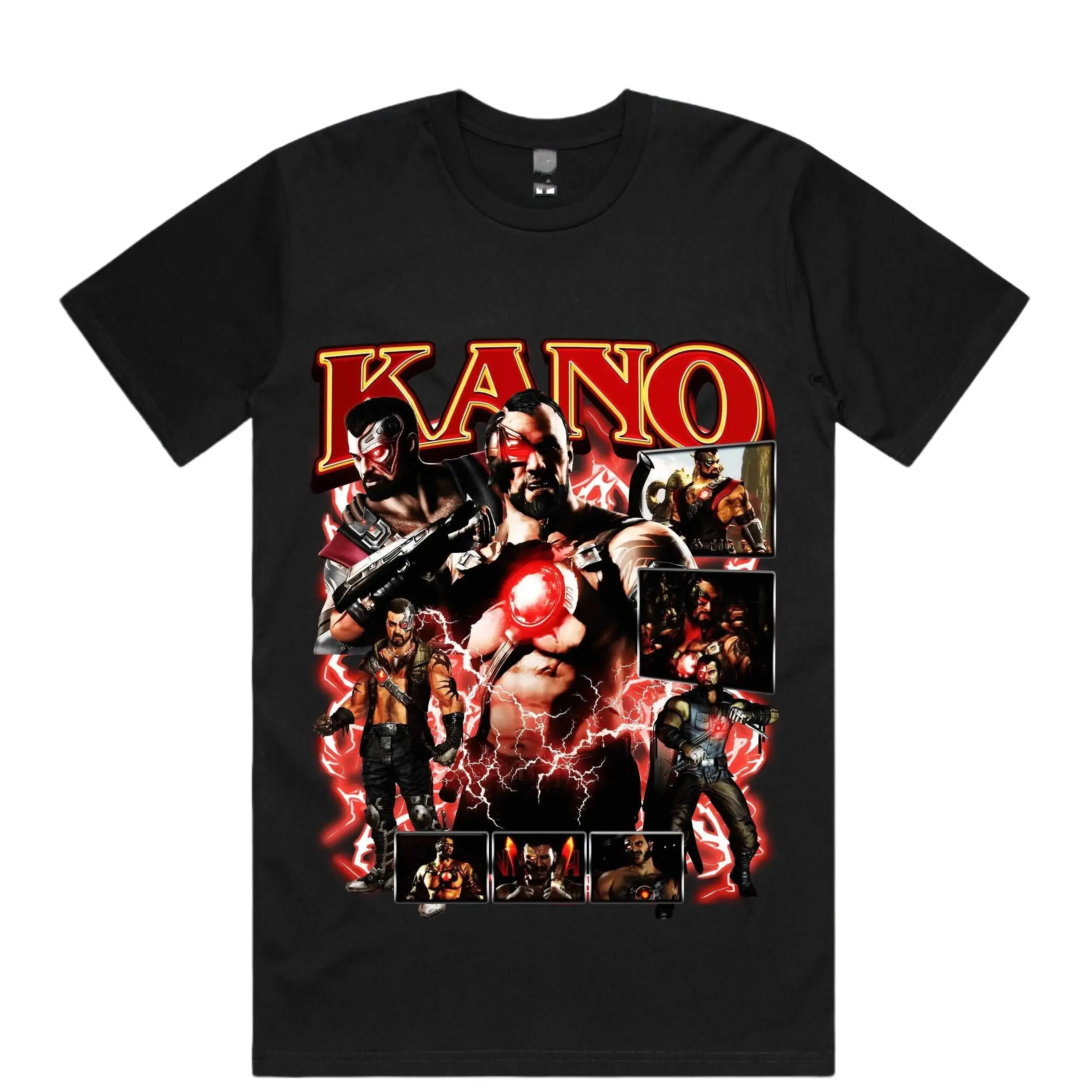 Kano - Mortal Kombat Graphic Tee, Unisex T-Shirt, Video Gaming Tee