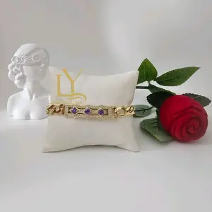 LaYaiBoutique #1932 High quality 14k gold plated bracelet