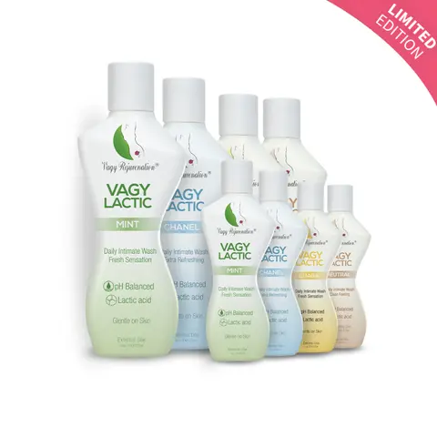 VAGY REJUVENATION VagyLactic Intimate Cleansing Soap Limited Edition Sets - Gentle, Neutral-Scent, Daily Feminine Care Wash