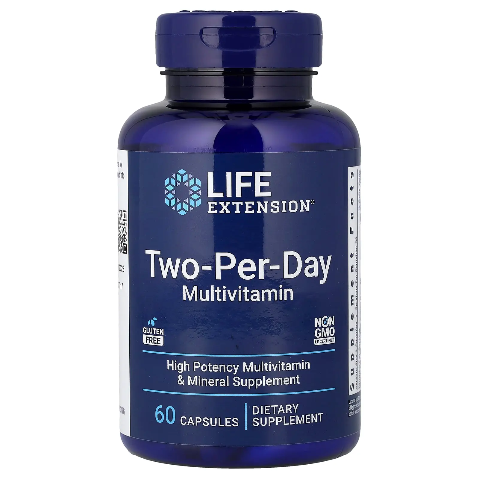 Life Extension Two-Per-Day Multivitamin, 60 Capsules