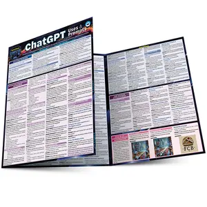 ChatGPT Uses & Prompts QuickStudy Laminated Reference Guide for Efficient Learning and Reference
