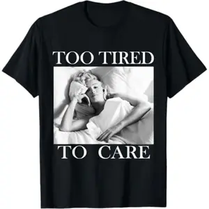 100% Cotton Summer T Shirts Marilyn Monroe Too Tired T-Shirt T-Shirt For Men and Women