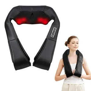 Shiatsu Back & Neck Massager , Deep Tissue Kneading for Neck, Shoulder & Back , Heated Electric Massage Pillow , Perfect Father’s Day Gift from Daughter & Son