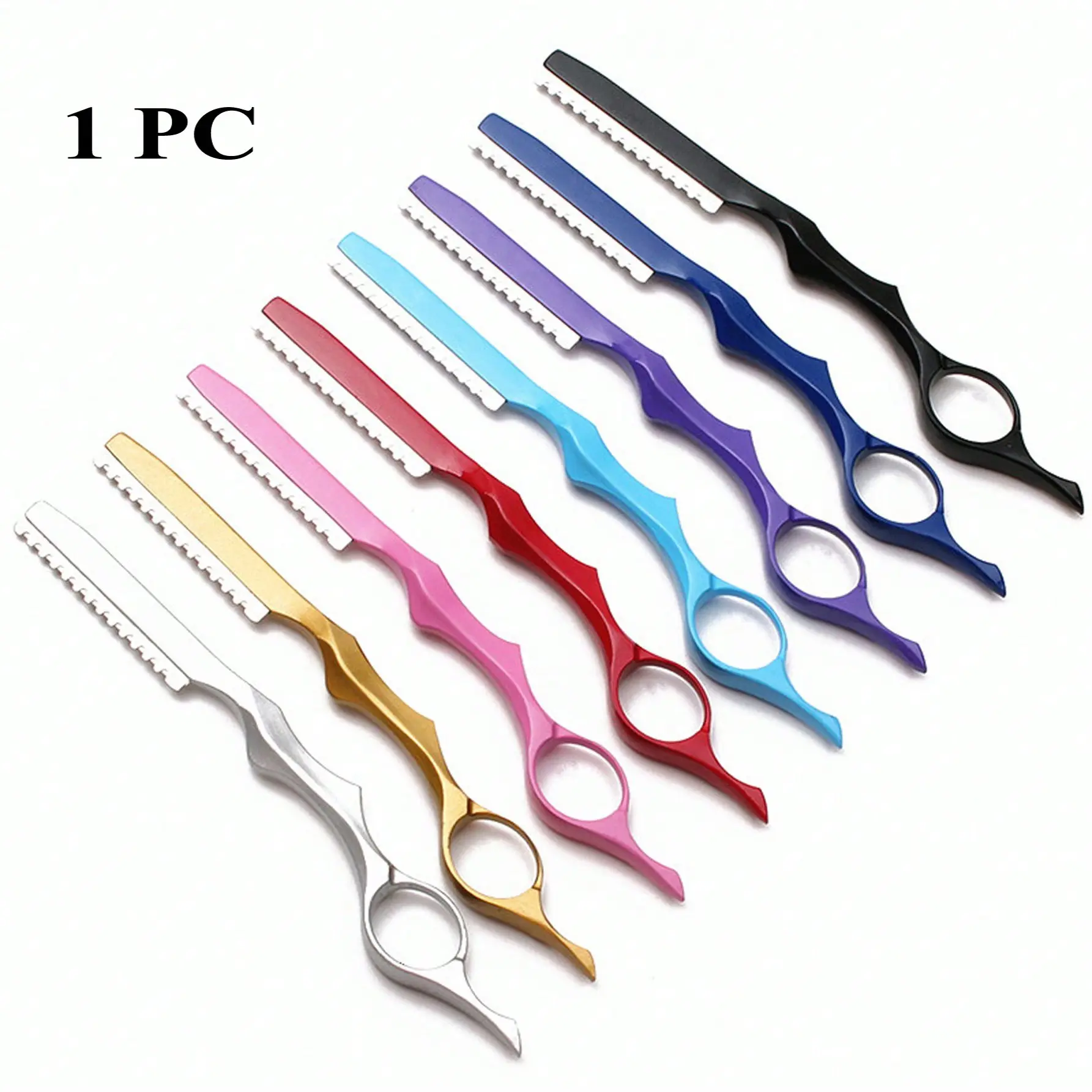 1pc Hairdressing Thinning Razor Cutting Knife Thinner Japan Stainless Professional Sharp Barber Hair Cut Cutting Knife Salon Tools Hair Styling Tools Barber Equipment Barber Supplies