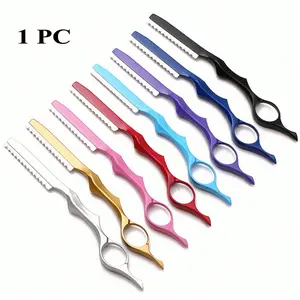 1pc Hairdressing Thinning Razor Cutting Knife Thinner Japan Stainless Professional Sharp Barber Hair Cut Cutting Knife Salon Tools