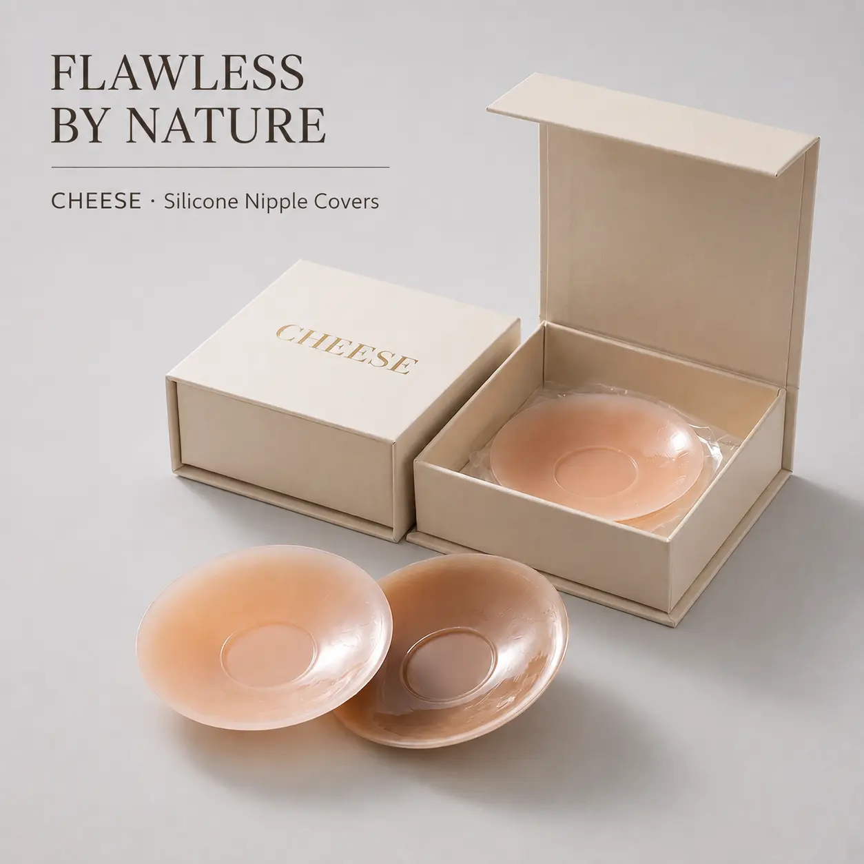 Sticky Circles Non-Toxic Silicone Medical-Grade Adhesive Adhesive-Free Nip Nook Reusable for 10 Wears Seamless Coverage Womenswear Bra Basic Bohemian