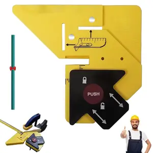 Trim Reveal Tool,Tool, 45 Carpentry Aid, 45 Degree Miter Angle Marker and Adjustable Spacing Guide,  Carpentry Aid, Precision Measuring & Miter Marking Woodworking Tool for Door Window Casing Installation