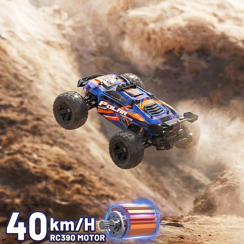 Cirmine Rc Cars 1:14 All Terrain RC Car for Adults & Boys, 4WD Off-Road RC Truck High Speed Fast 40+ KPH, 4X4 Waterproof Remote Control Car with 2 Rechargeable 1300 mAh Batteries
