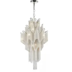 CWI Lighting Daisy 17 Light 32 inch Chrome Down Chandelier Ceiling Light 5650P32C