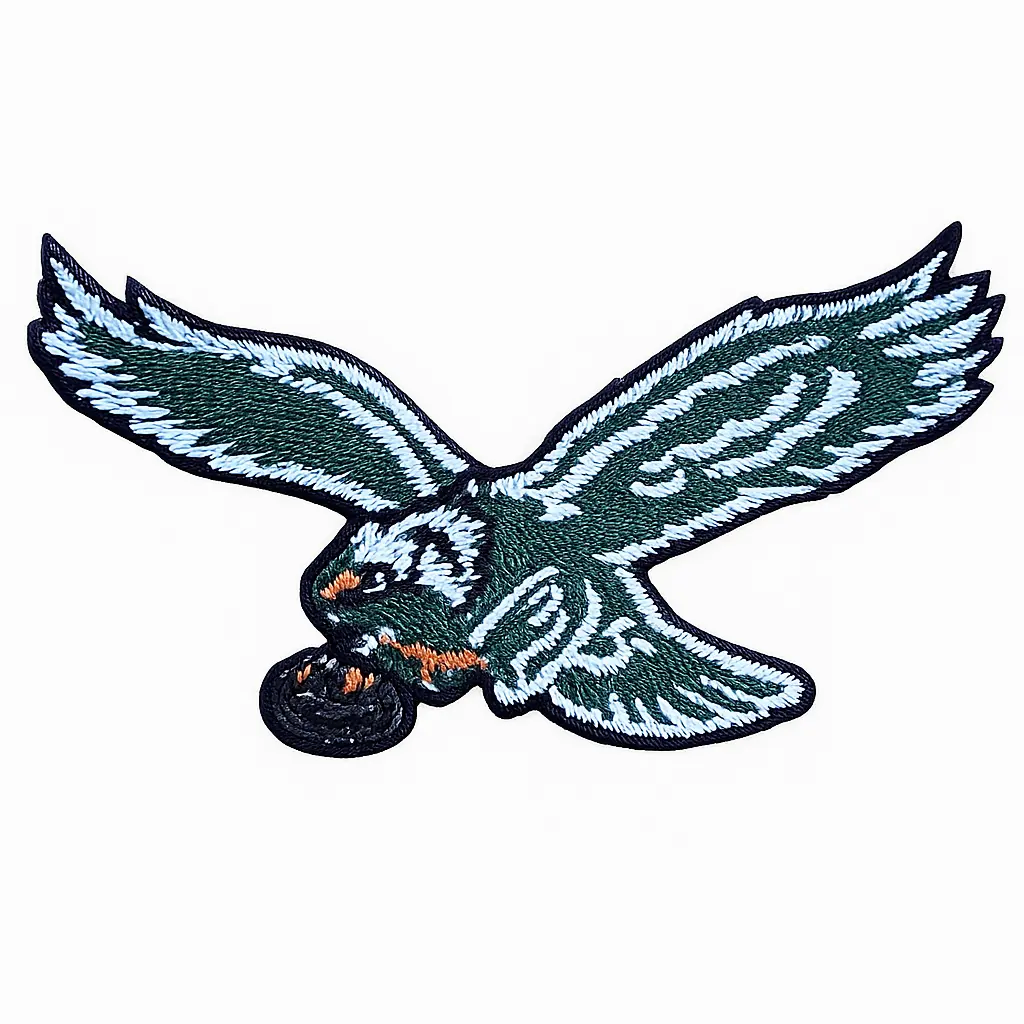 Eagle Wings Embroidered Patches - Durable Fabric Badges with Stylish Embroidery, Geometric & Fruit Designs, Sewing Accessories for DIY Clothing Decoration