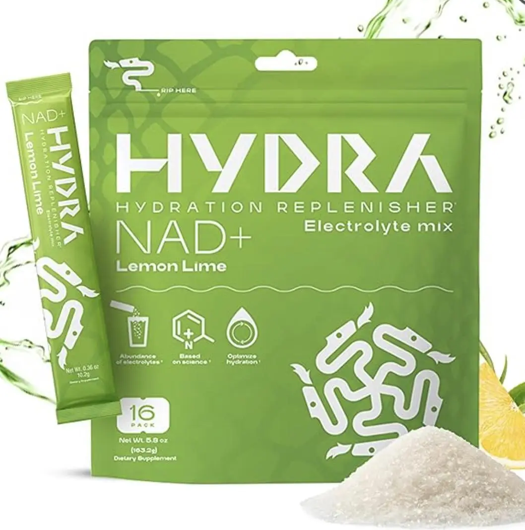 Hydra Electrolyte Powder Packets Key Nutrients - Sports Hydration Drink with Vit...