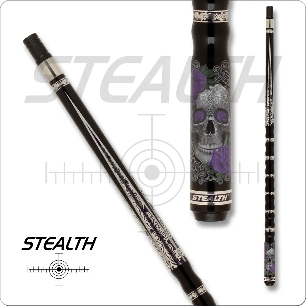 Stealth STH425 Sugar Skull Pool Cue