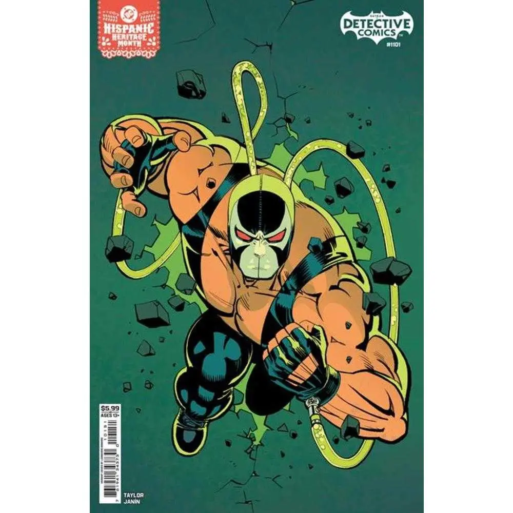Detective Comics #1101 Cover D Leonardo Romero Hispanic Heritage Month Bane Card Stock Variant Gotham Adventure