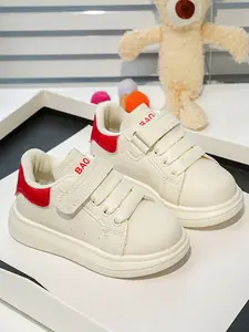 Colorblock Kids Sneakers with Buckle Closure, Soft Sole Casual Shoes for Daily Wear, Comfortable and Versatile for Boys and Girls, Casual Athletic Footwear