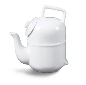 Tilting Teapot white porcelain Ronnefeldt