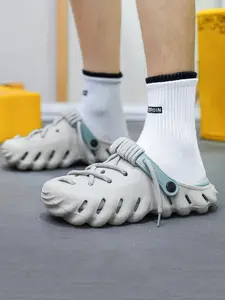 Men's Eva Sandals with Laces, Soft and Comfortable, Breathable, Multicolor Fashion Trendy, Summer Bestseller, DIY Shoe Laces, Outdoor Indoor Slippers Footwear