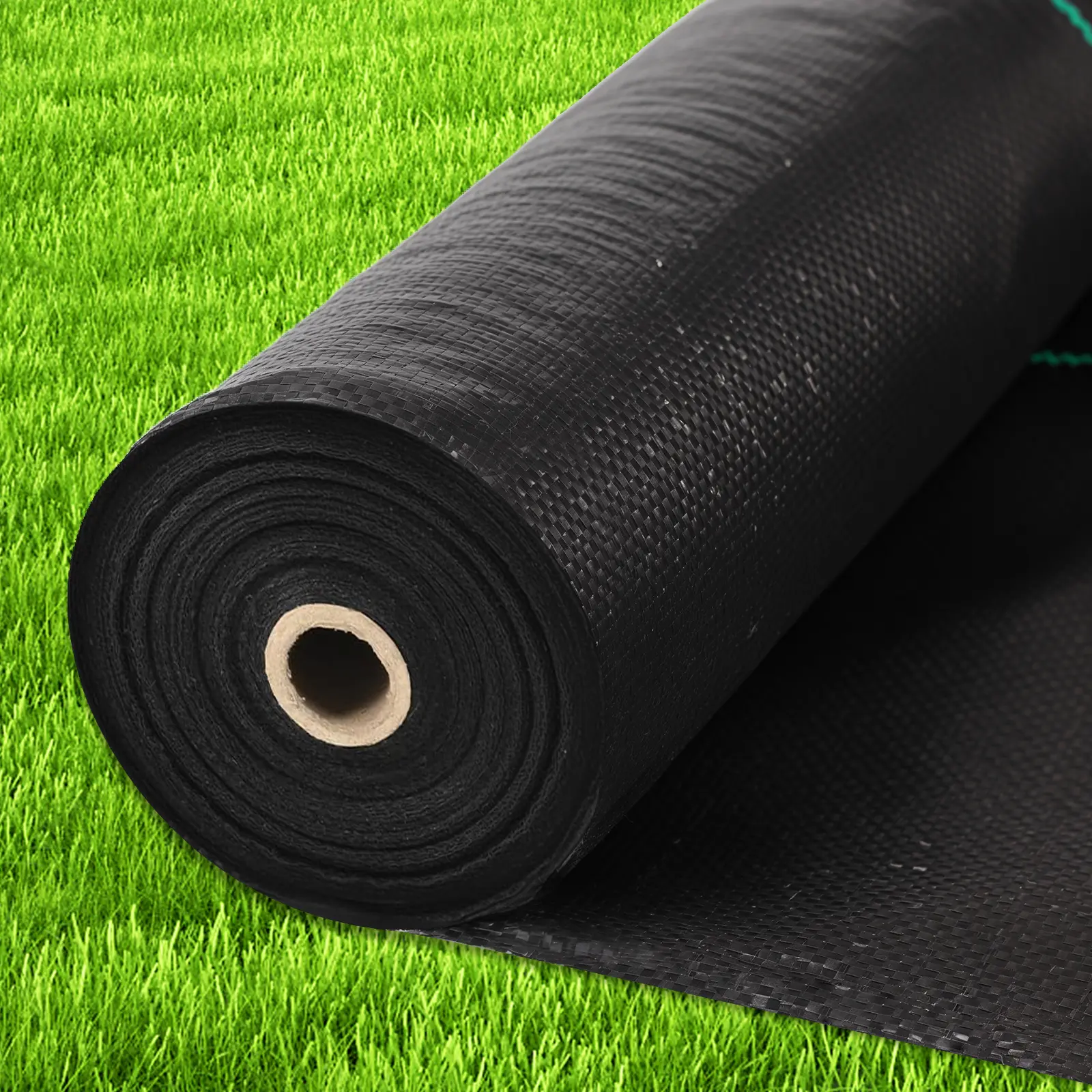Landscape Fabric 4ft x180ft /4x300ft Weed Barrier Fabric Heavy Duty, Garden Fabric Weed Barrier, Woven Geotextile Fabric Under Gravel, Garden Tarp to Prevent Weeds, Black Mulch for Landscaping Fabric, Driveway