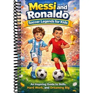 Messi and Ronaldo: Soccer Legends for Kids: An Inspiring Guide to Skills, Hard Work, and Dreaming Big