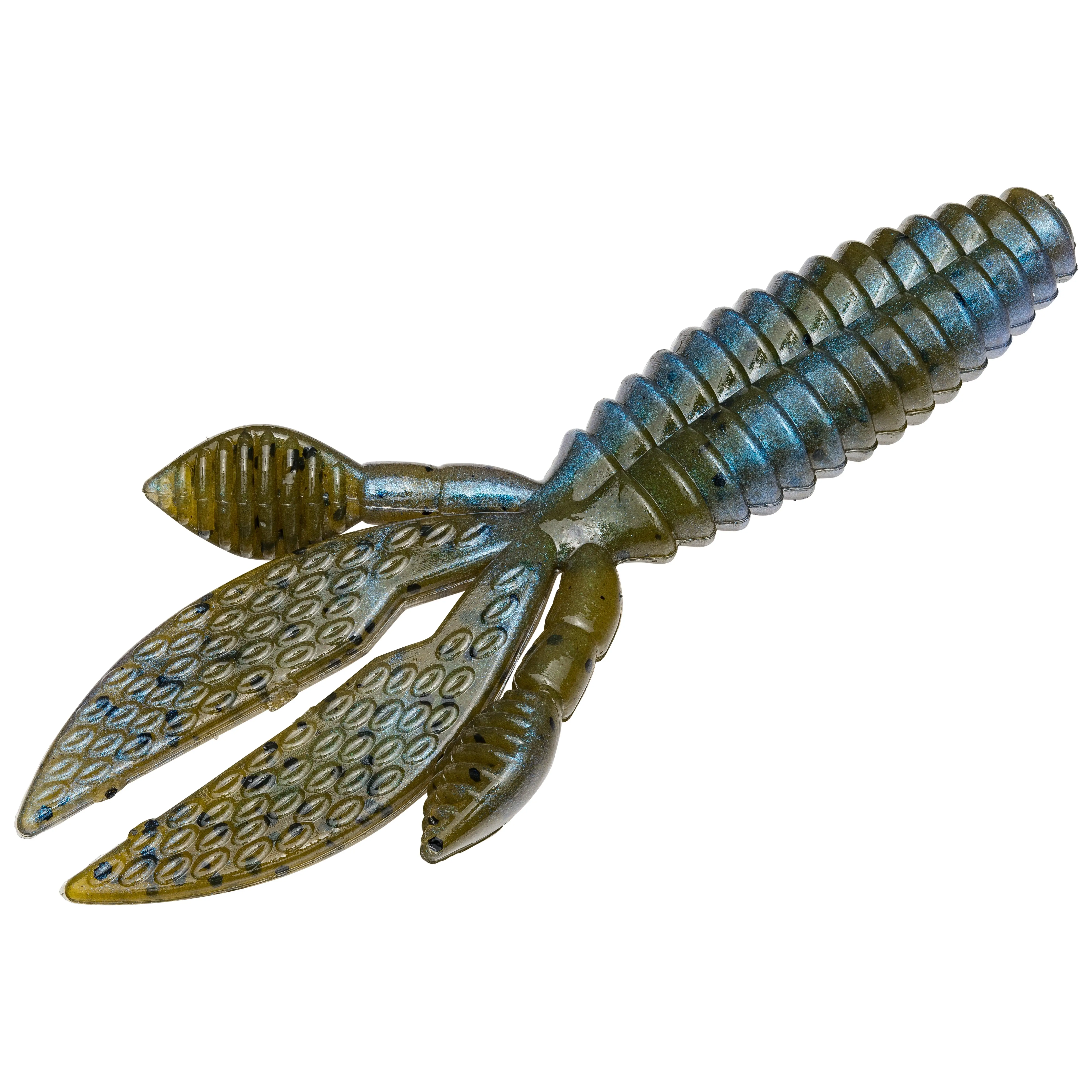 3-Inch Beaver-Style Soft Plastic Fishing Lure, Coffee-Scented Salty Bait for Bass, Flipping Bait or Jig Trailer, 8-Pack Soft Lure