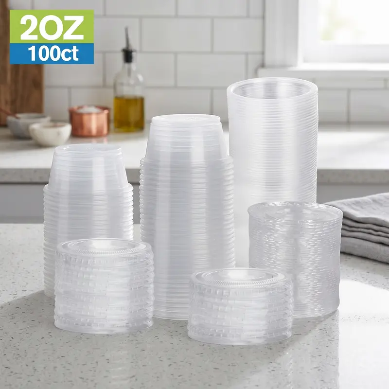 2 oz plastic cups - TikTok Shop