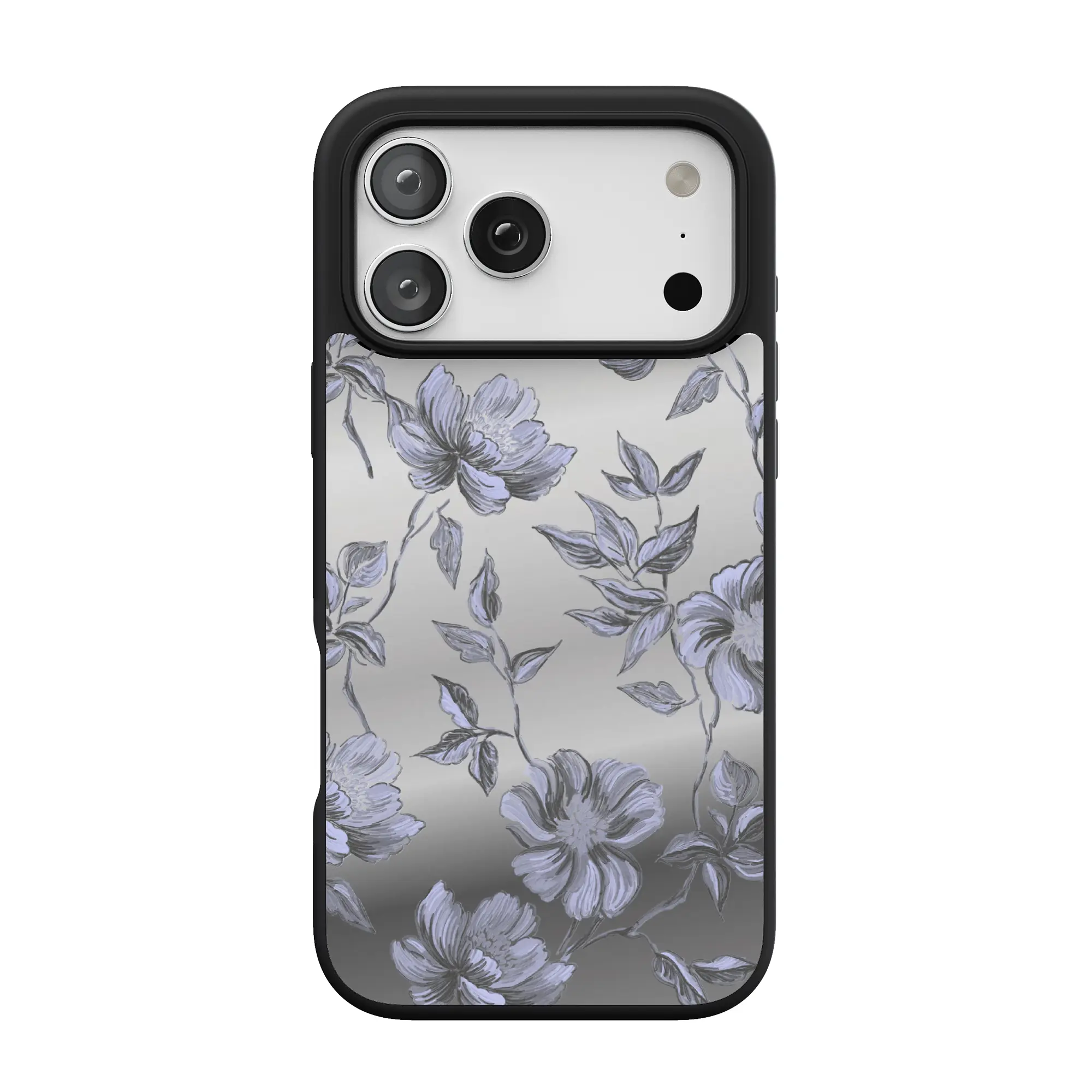 Casely Ink & Iris Vintage Floral Align Reflect MagSafe Case for iPhone Series, MagSafe Fit Phone Accessory with Protection