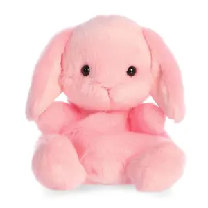 Palm Pals Adorable Petal Pink Lop Bunny 5 inch Pink Mini Soft Plush Collectable Stuffed Animal